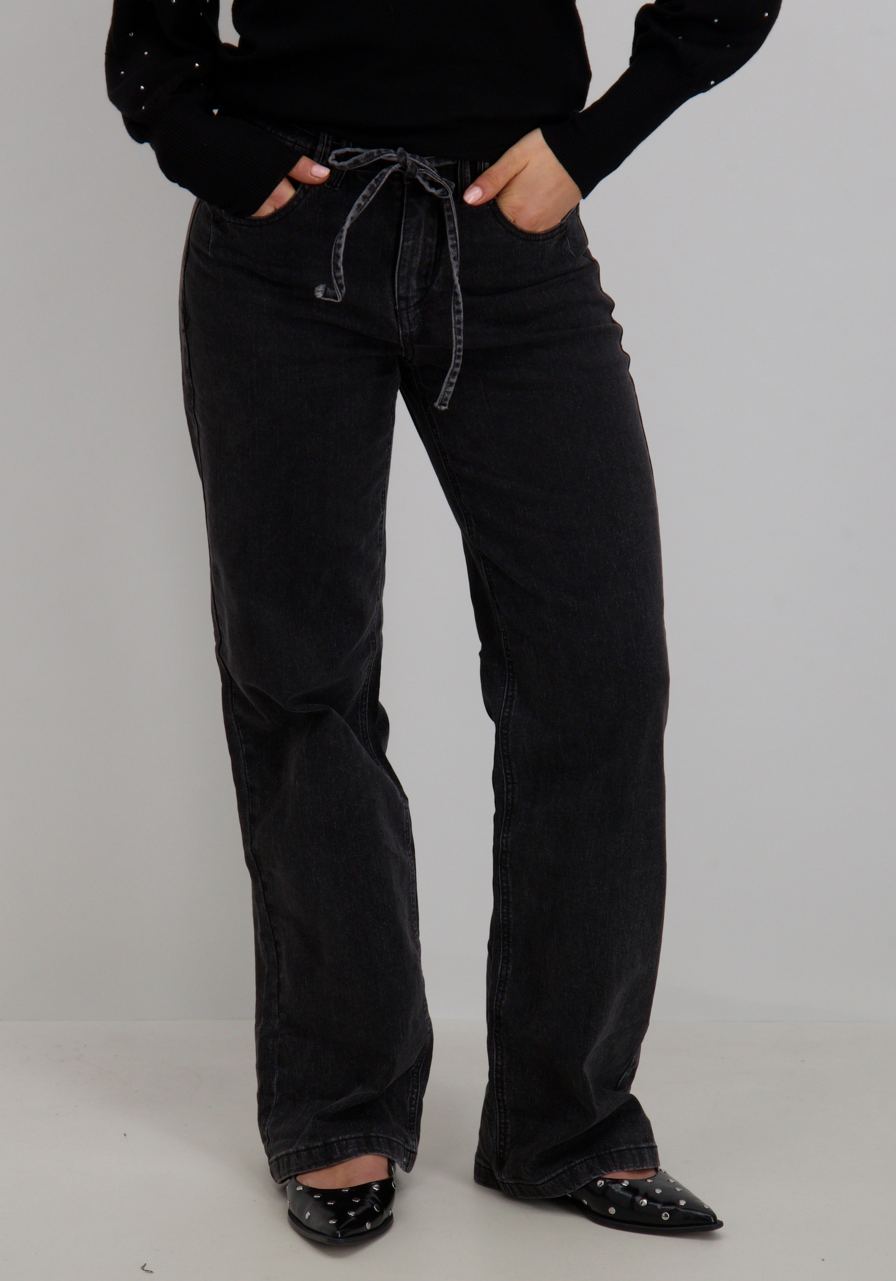 Red Button Jeans Claudette SRB4691 Antraciet