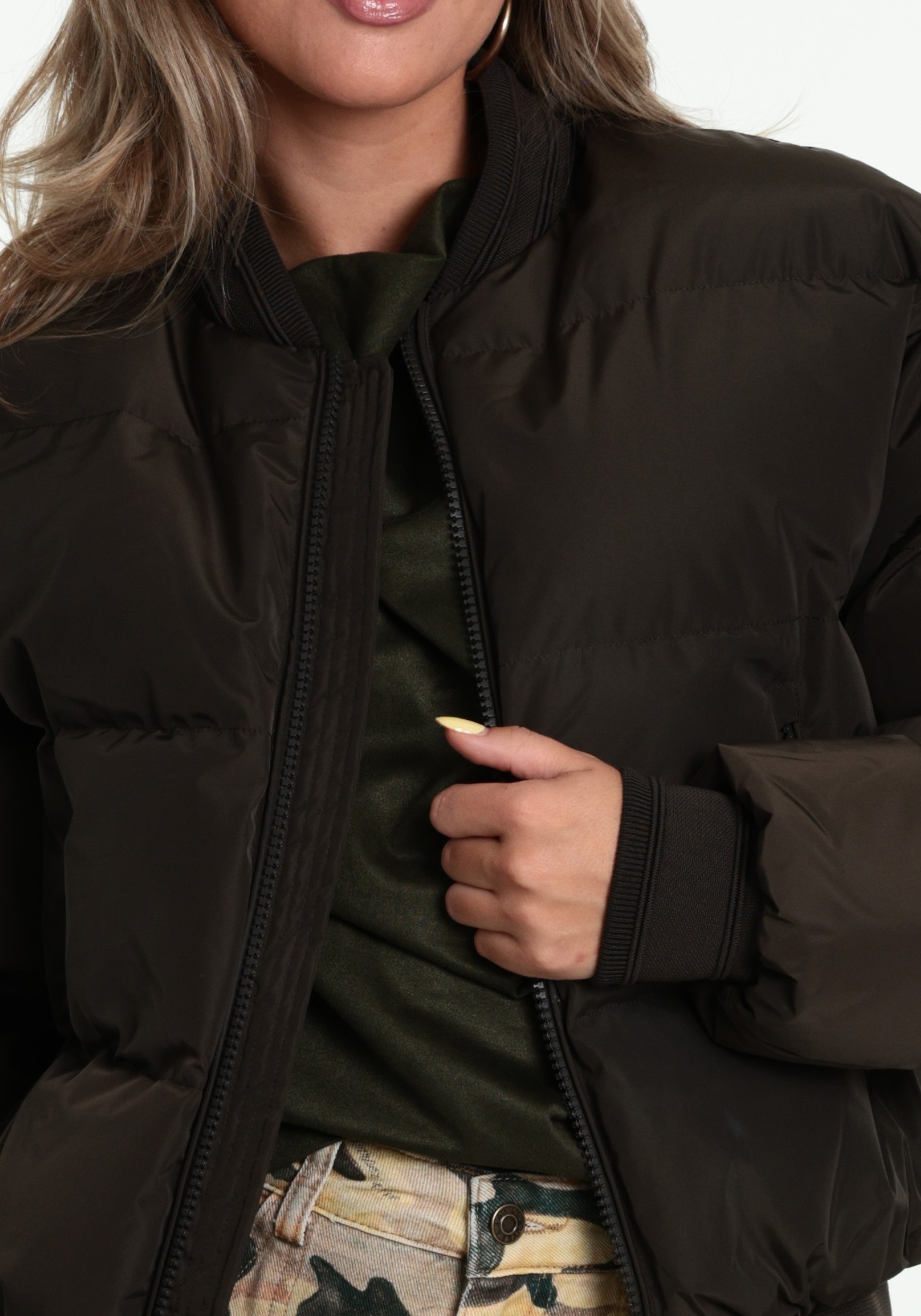 AIRFORCE Bree bomber FRW1157 Donker bruin