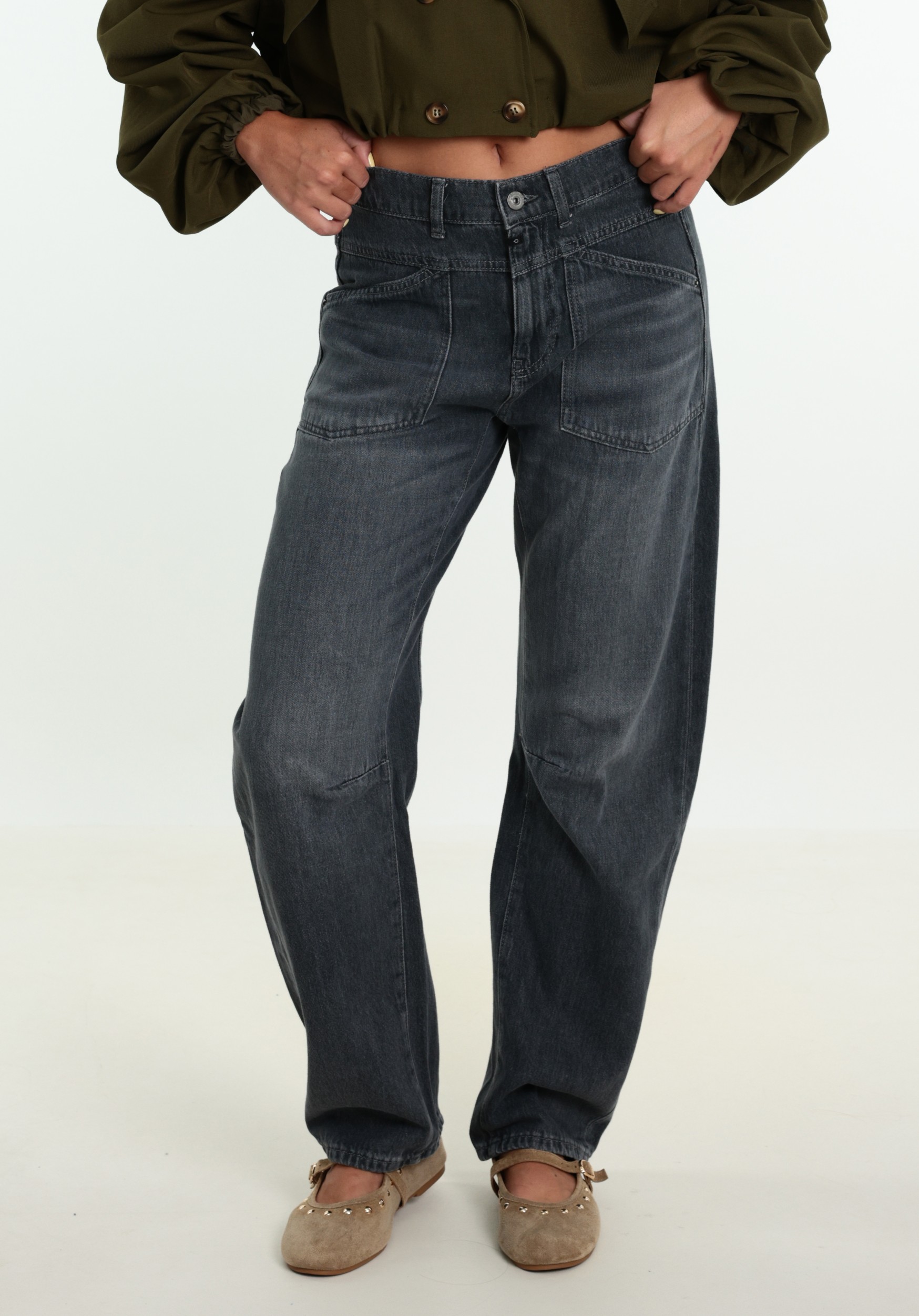 Cup of Joe Ballon jeans Selena Donker Grijs