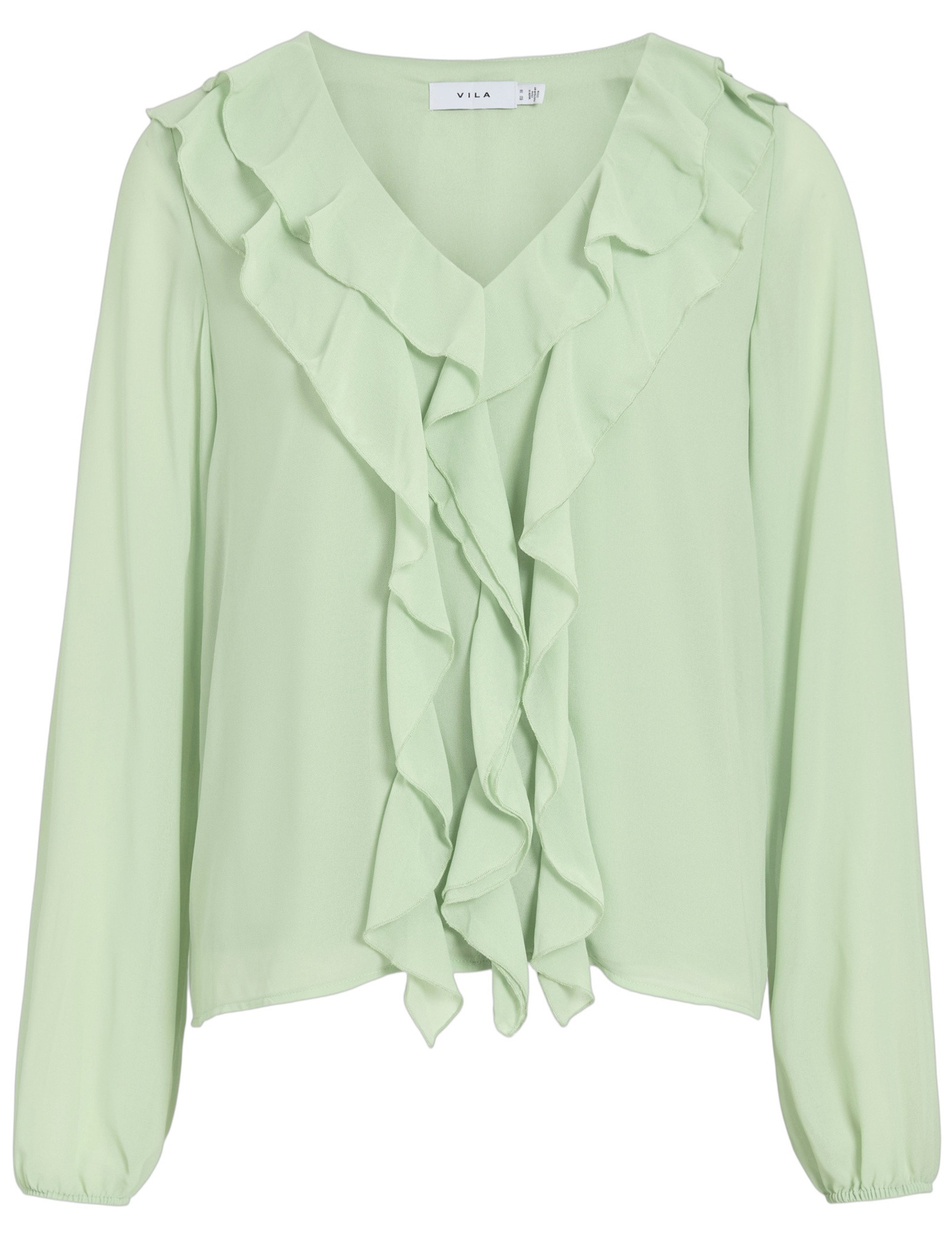 Vila Blouse Ane 14114604 Licht groen