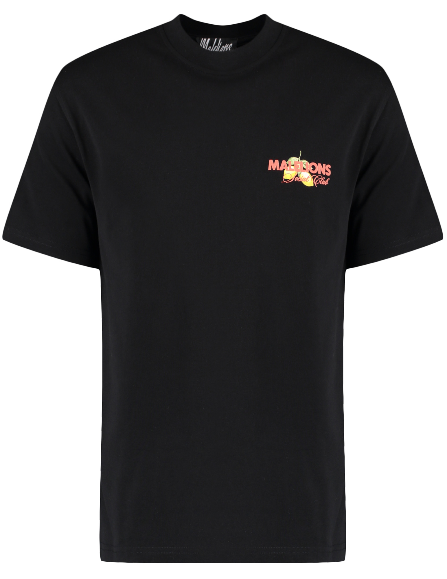 Malelions T-shirt Limone di capri MMC30026031 Zwart