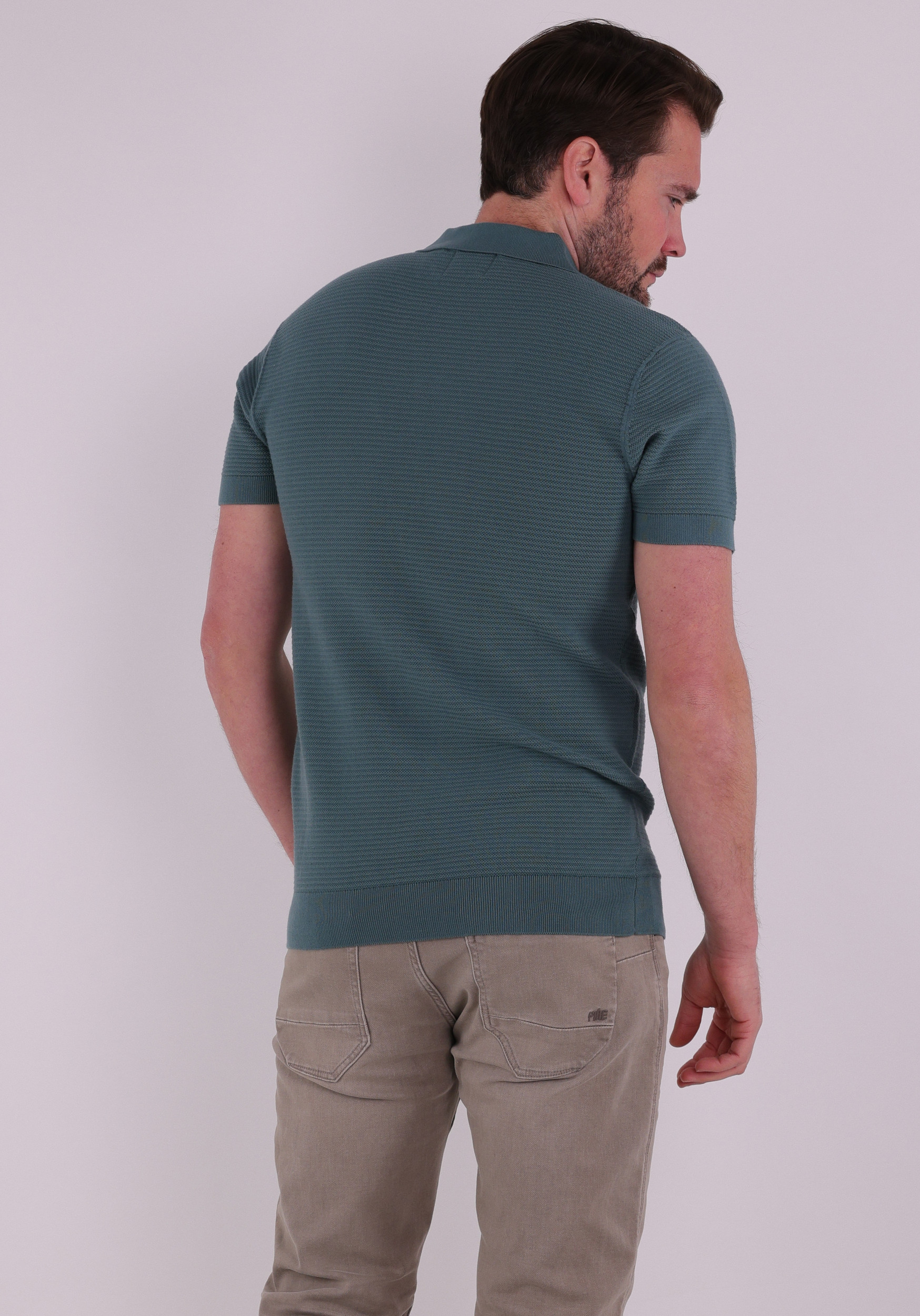 Petrol Polo M-1060-KWC205 Midden groen