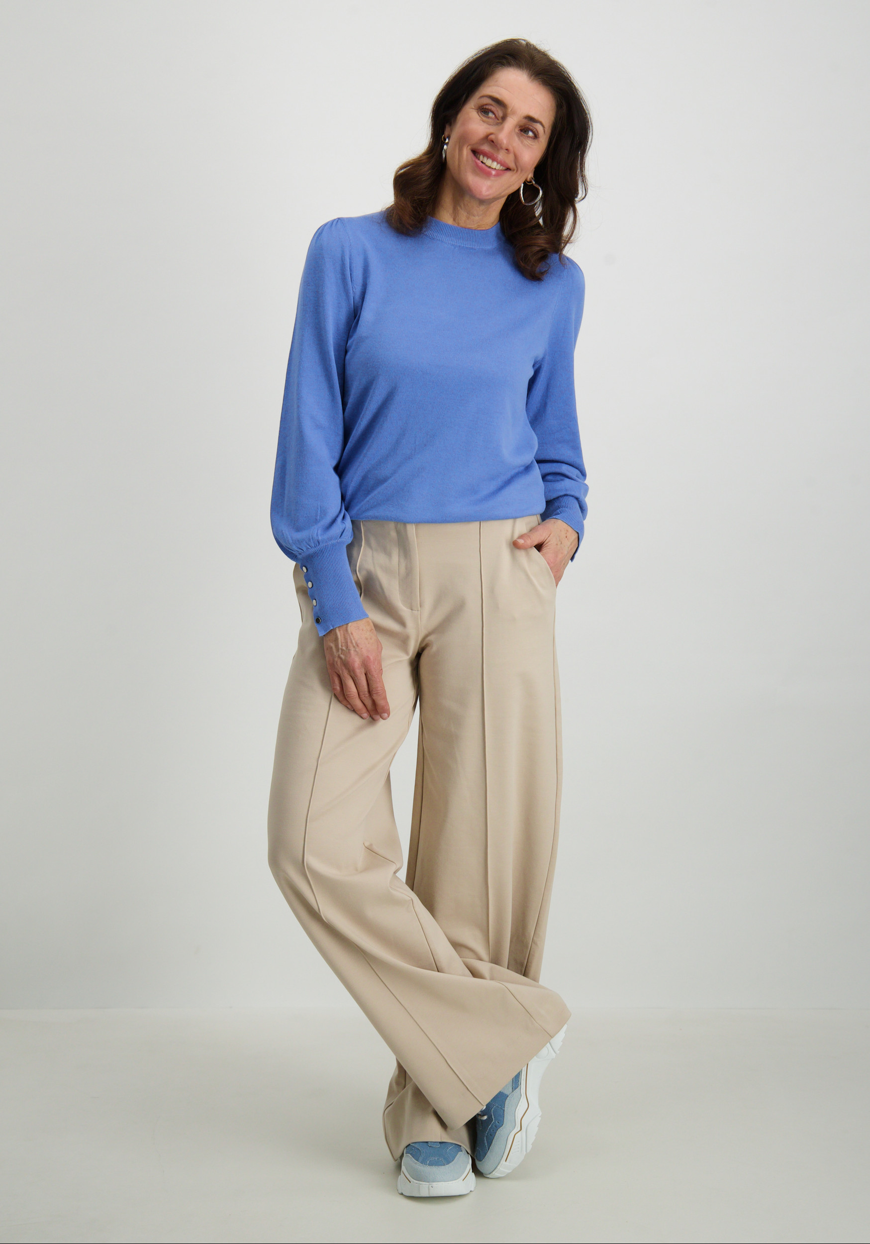 Ichi Ichi kate broek 20116768 LONG Zand