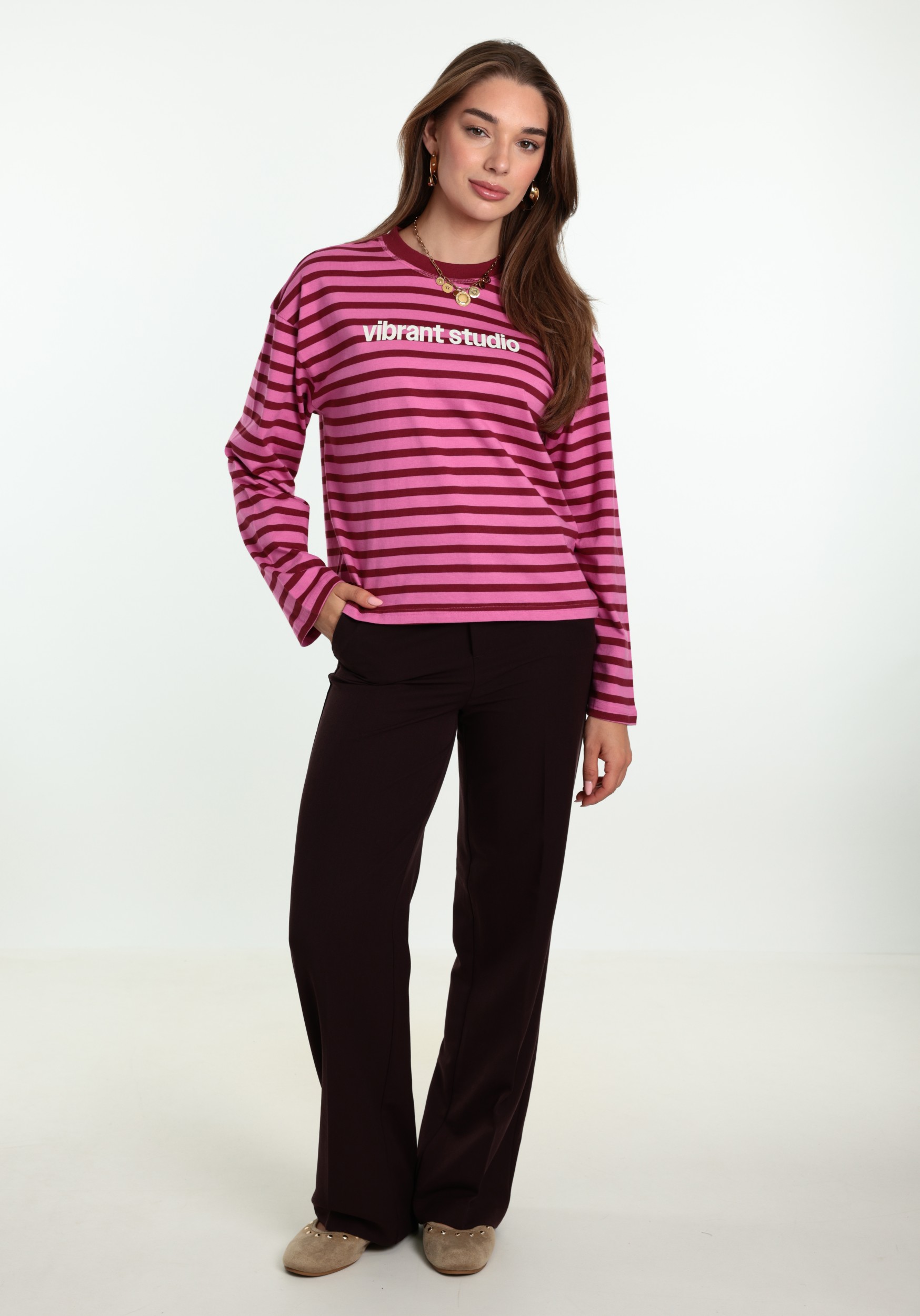 ONLY Broek Hattie-lana 15318089 Donker Paars