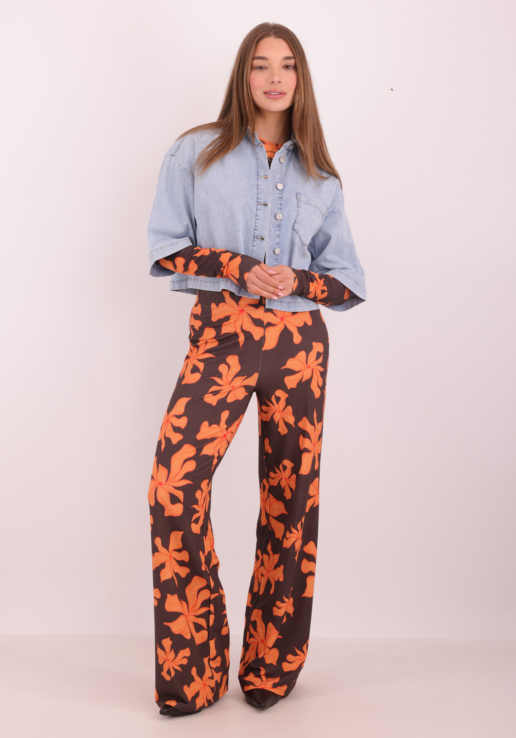 Jansen Amsterdam Spijkerjack MABEL SS26 Licht blauw