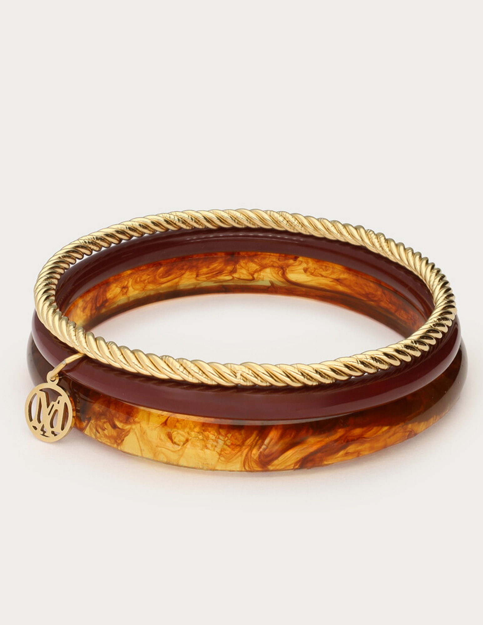 My Jewellery Bangle set resin MJ15221 Goud