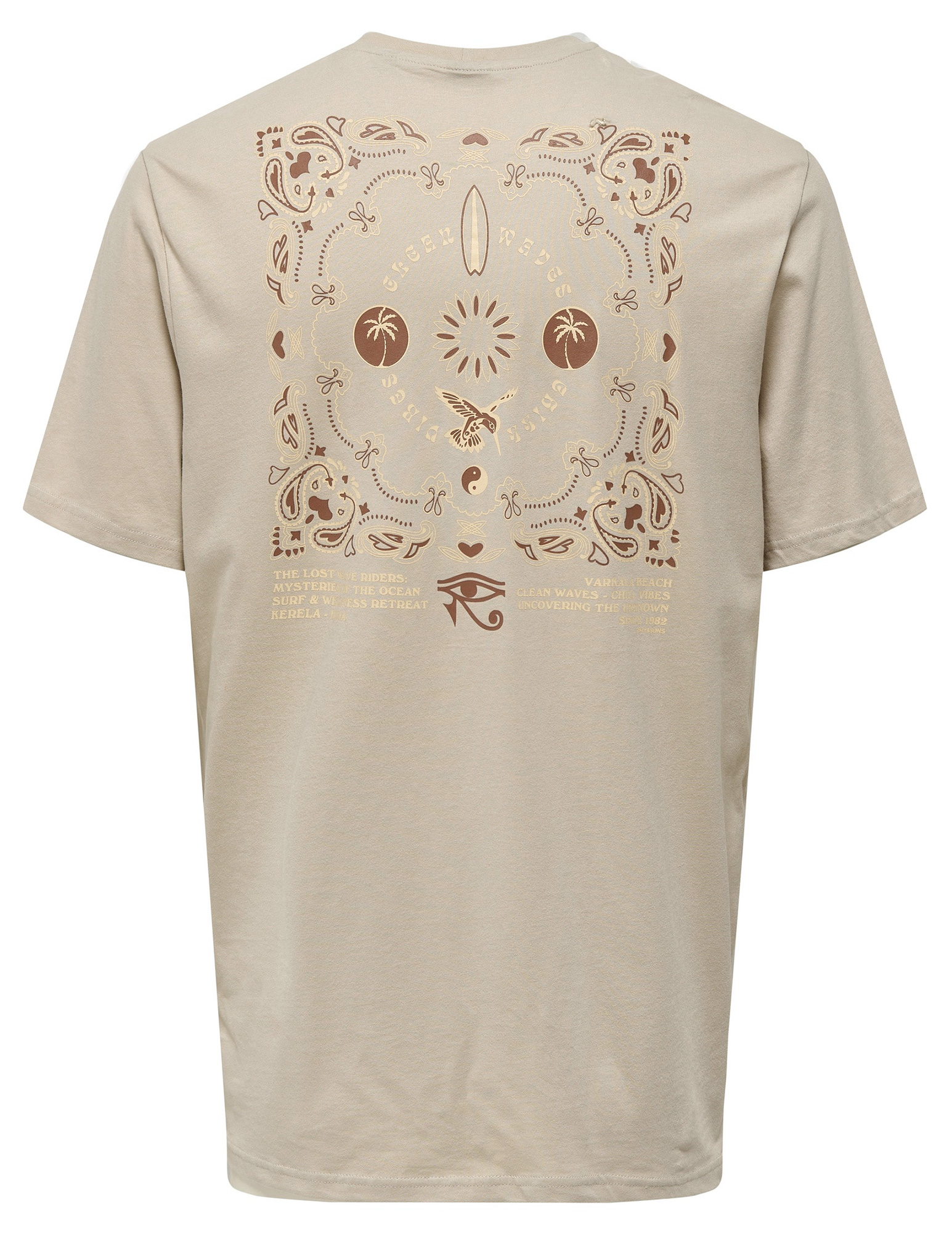 ONLY & SONS T-shirt Manuel 22035647 Zilver