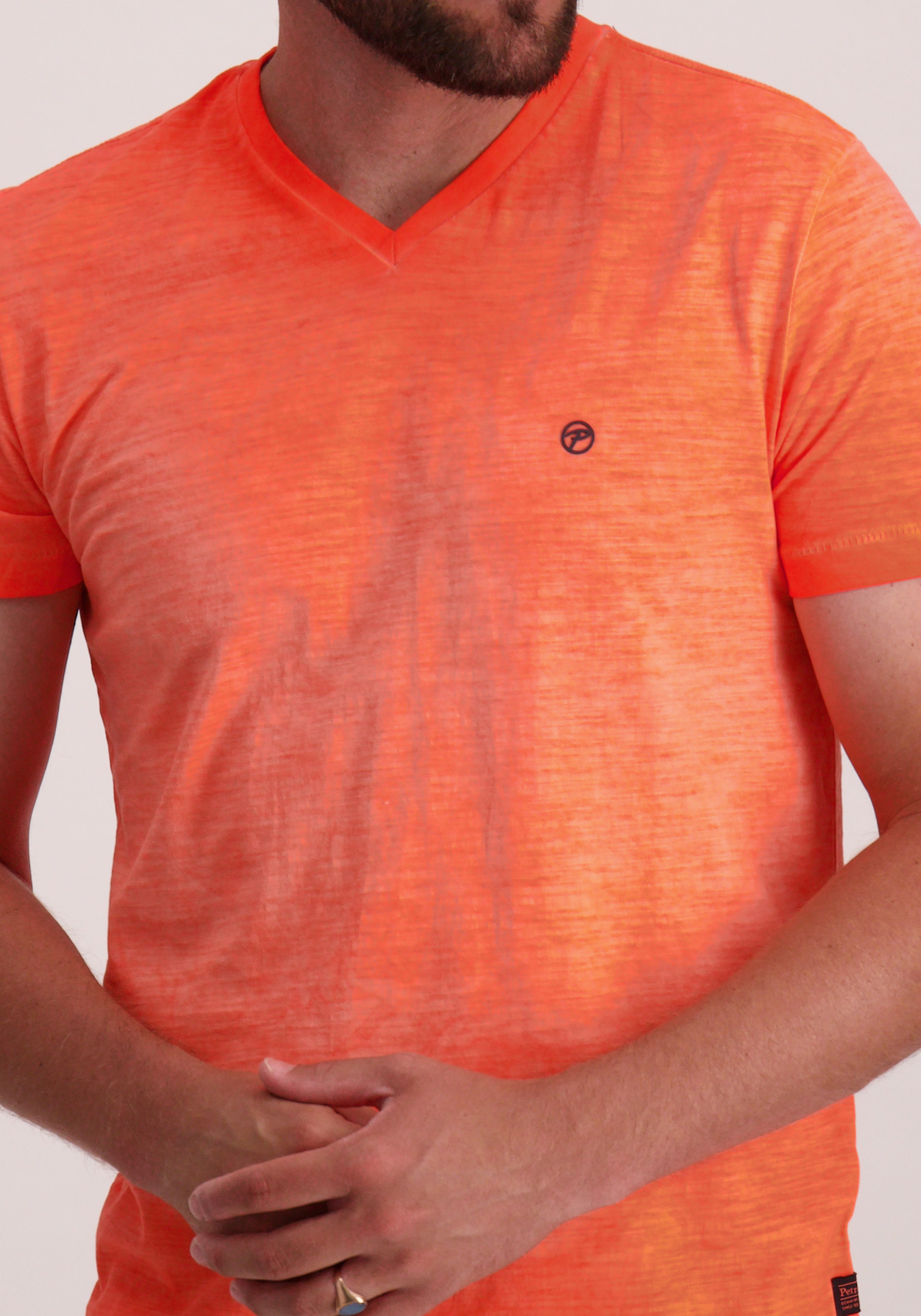 Petrol T-shirt M-1050-TSV662 Koraal