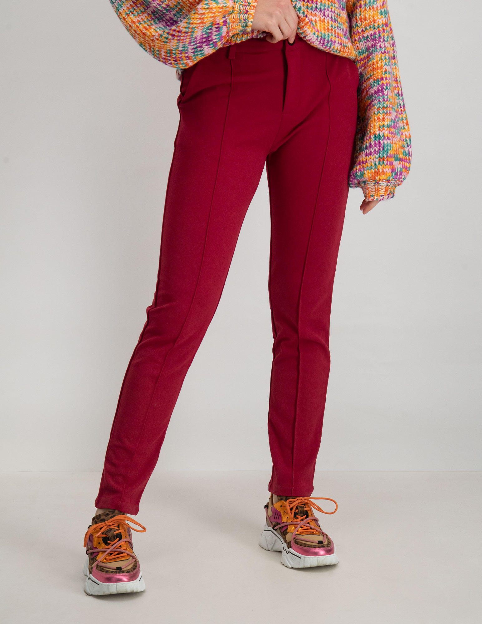 Lofty Manner Broek Odessa Bordeaux