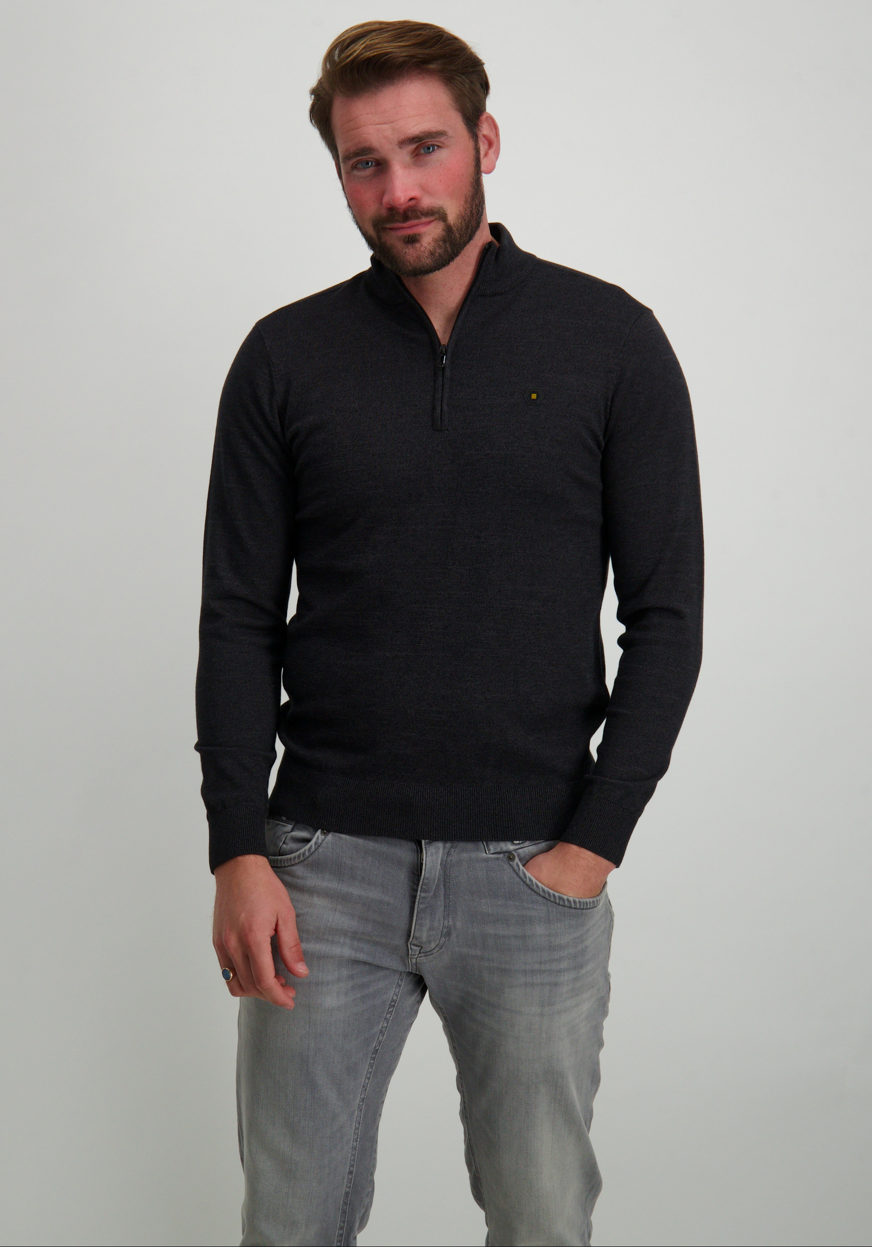 No Excess Trui N2185 Donker Grijs