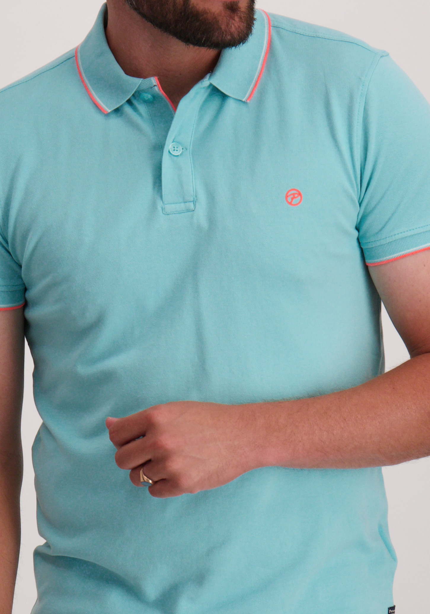 Petrol Polo M-ROS-POL003 Licht blauw