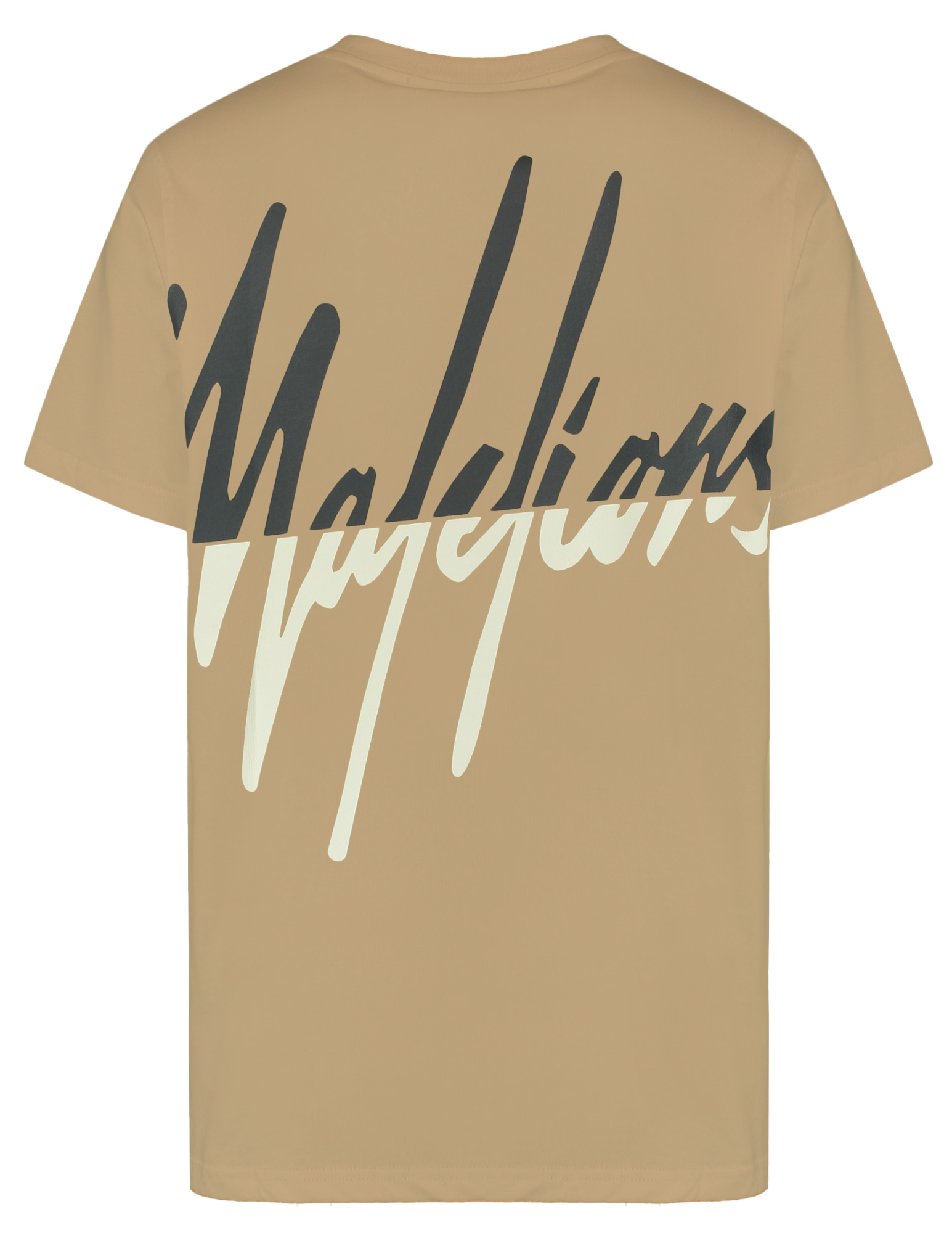 Malelions T-shirt Split oversized  MMC30026011 Zand