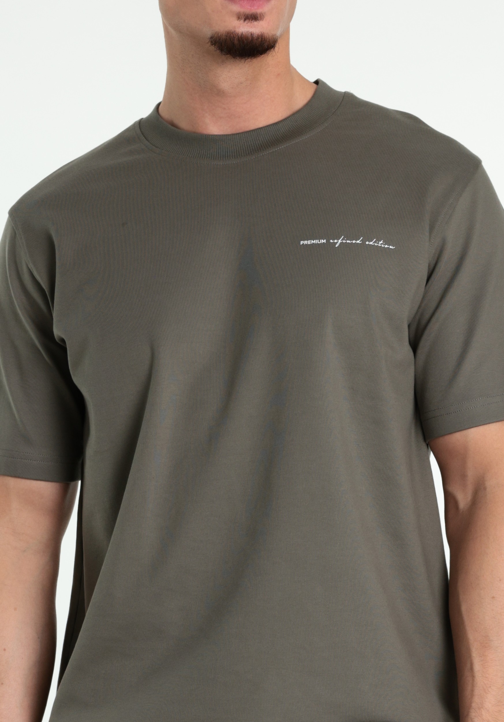 JACK & JONES T-shirt Owen 12292397 Midden groen