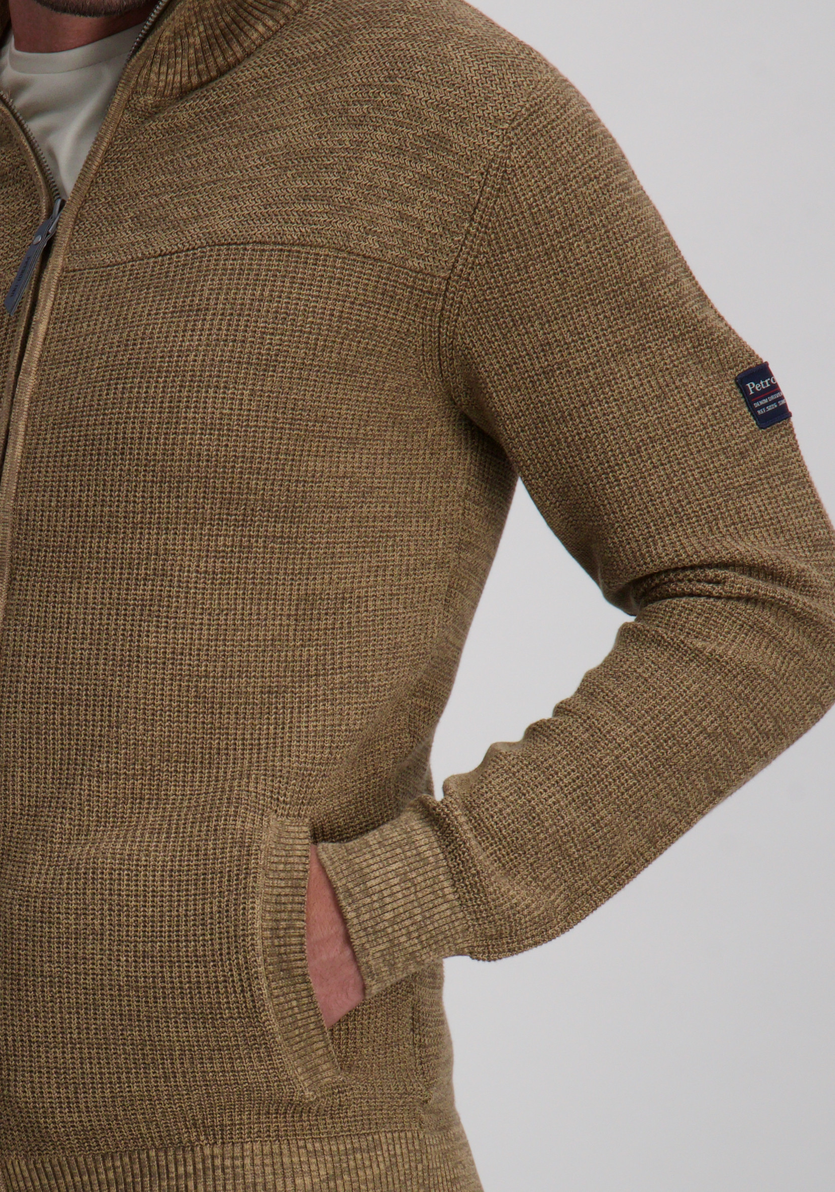 Petrol Vest M-3050-KWC285 Licht bruin