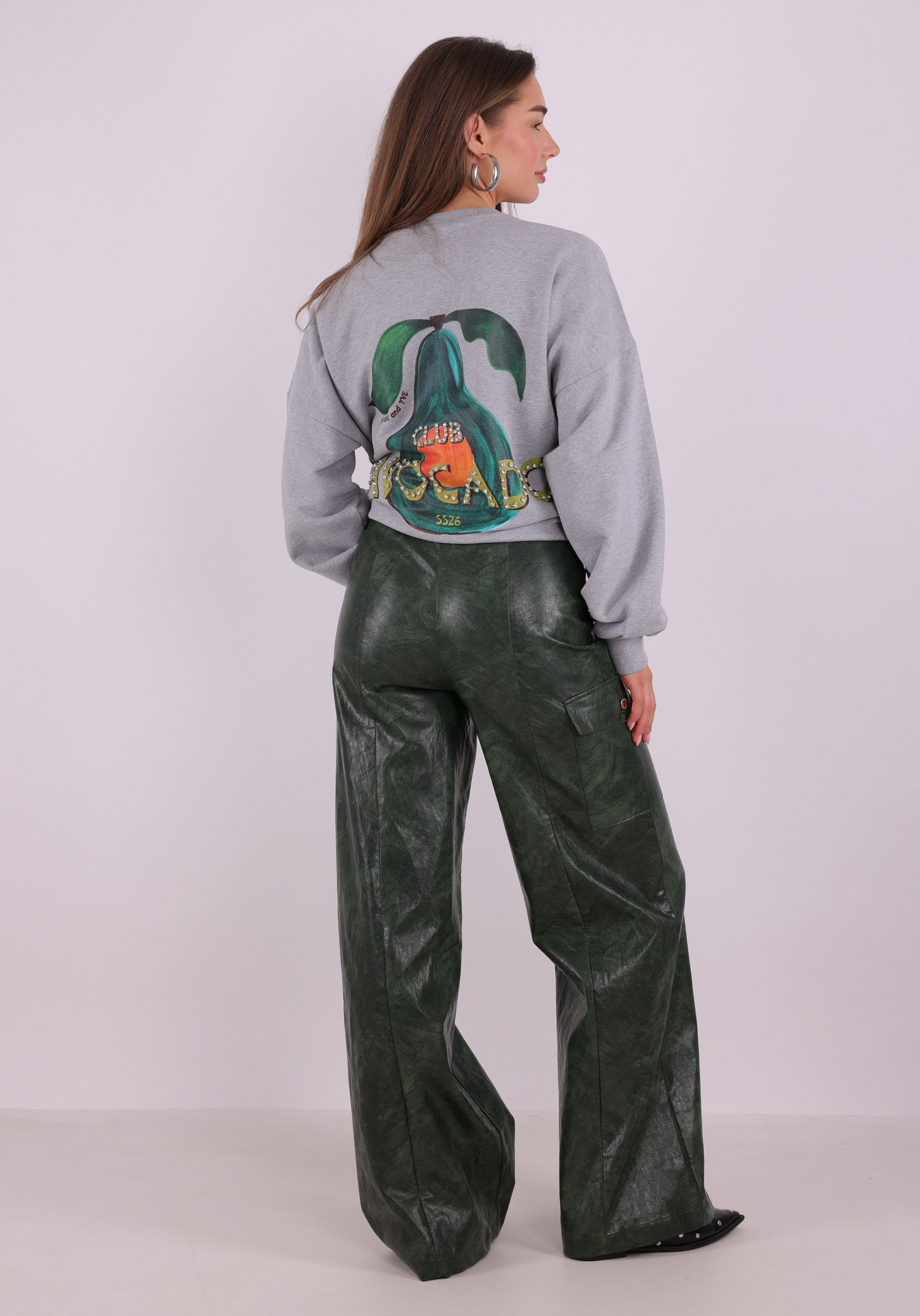 Harper & Yve Sweater Club Avocado SS6Y502 Grijs