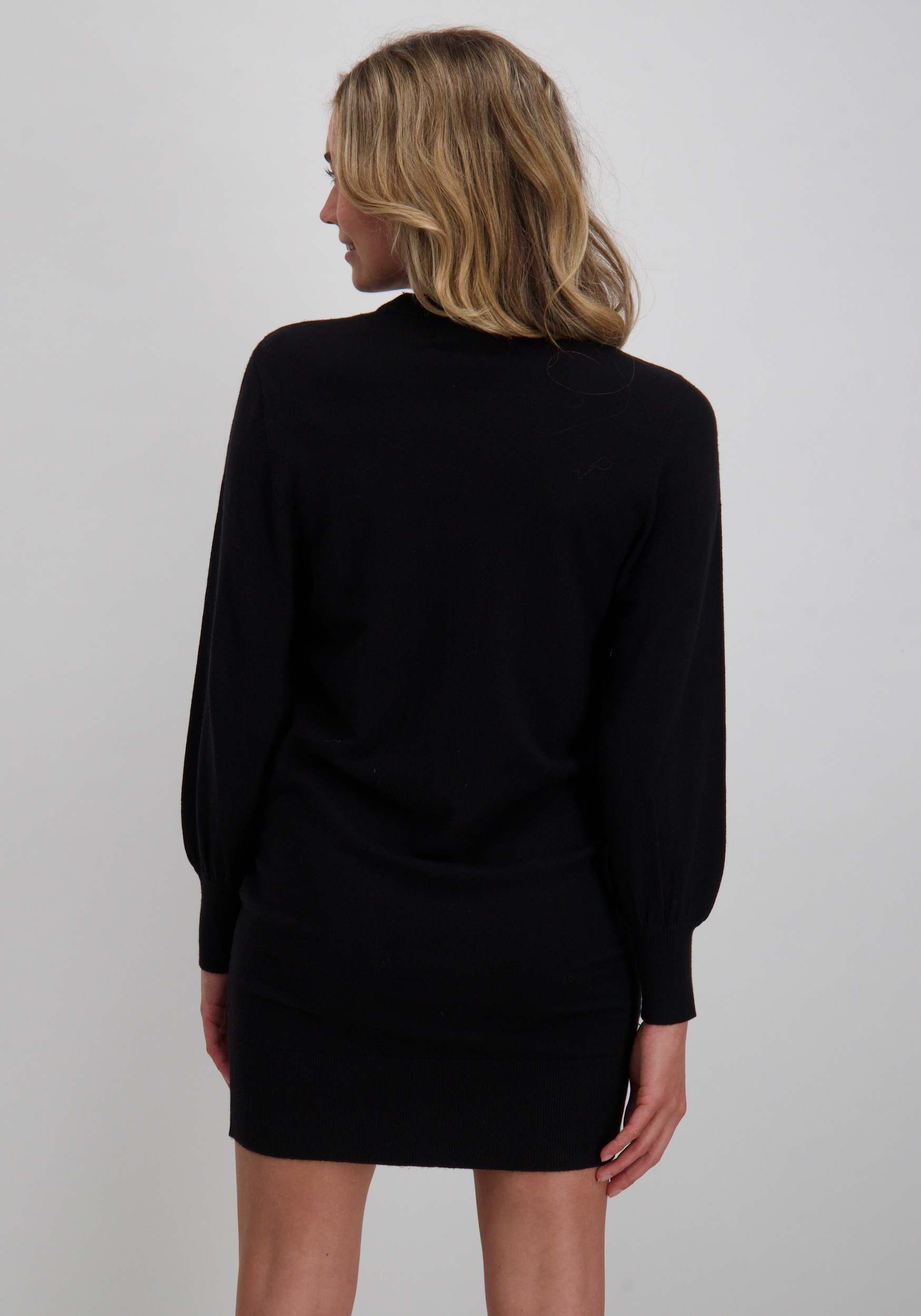 Only Sweaterdress Labelle 15210835 Zwart