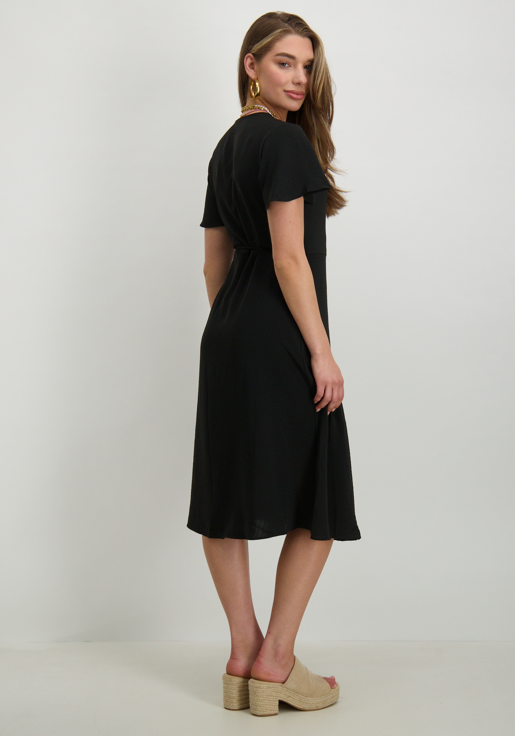 Vila Jurk Lovie 14059666 Zwart