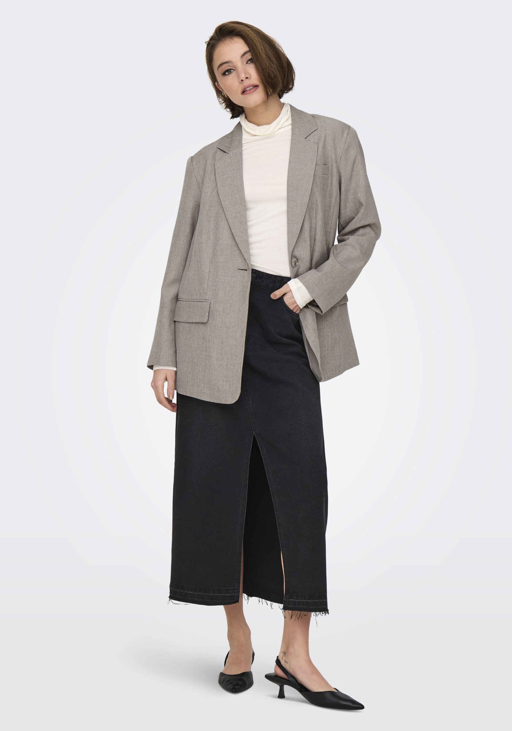 Only Blazer Linda 15328158 Taupe