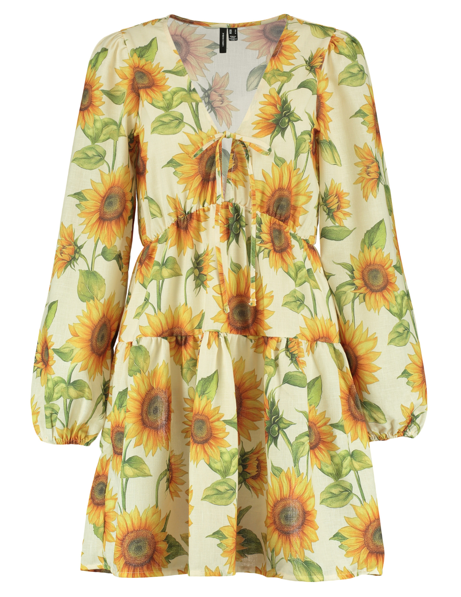 Vero moda Jurk Birdie 10325143 Beige