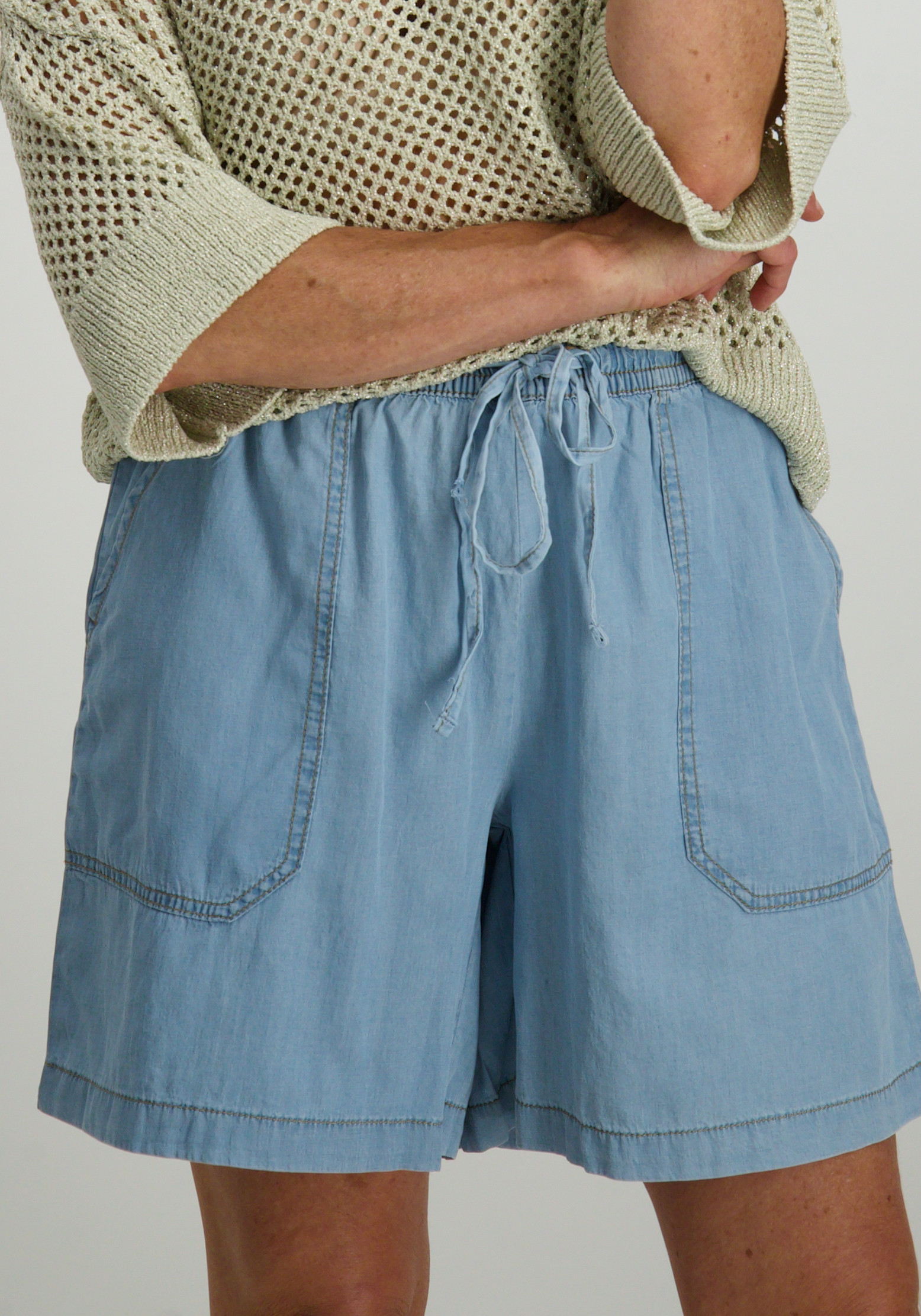 Culture Korte broek Citha Aurelia 50111804 Licht blauw